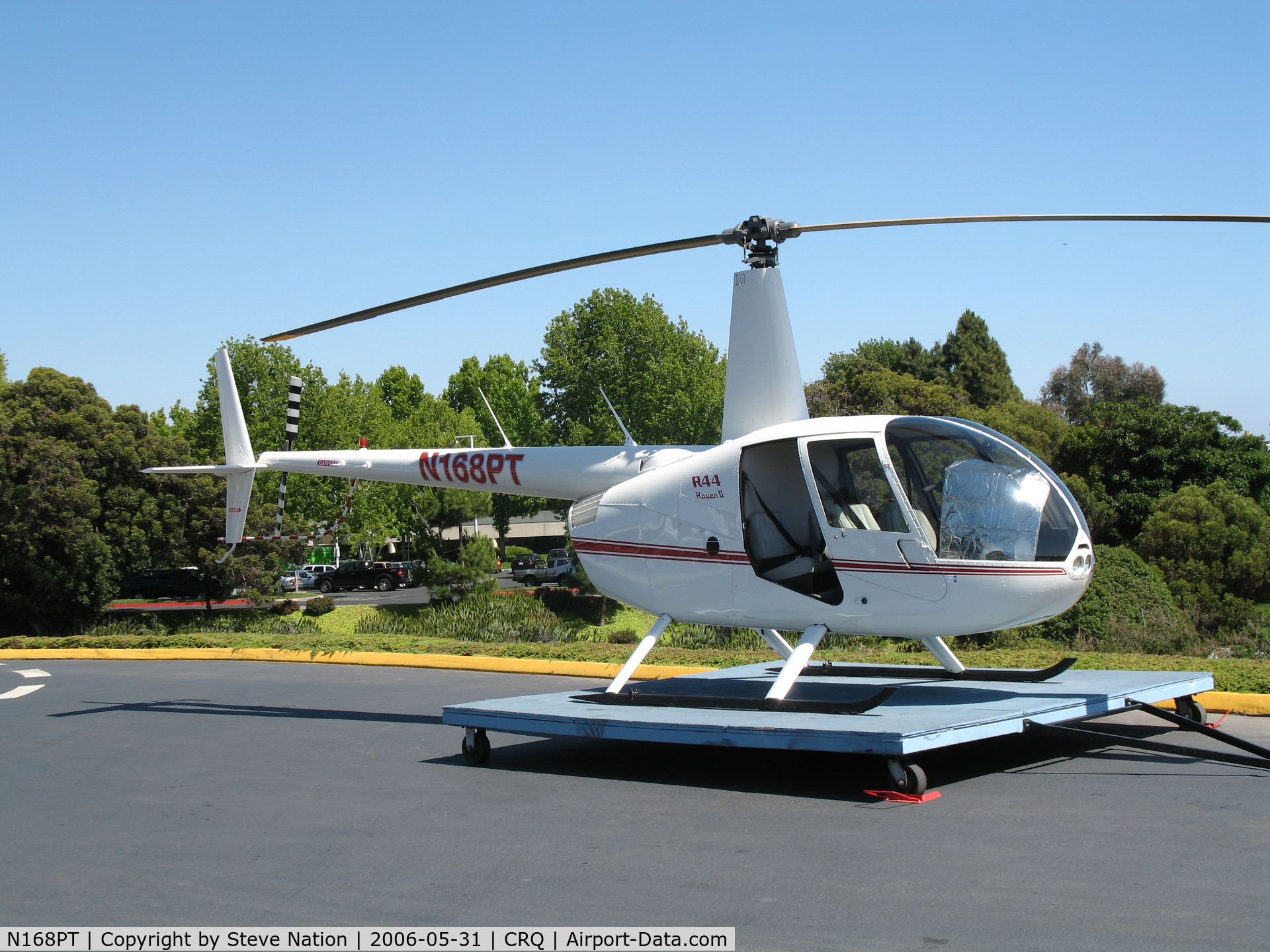 N168PT, 2005 Robinson R44 II C/N 10775, Civic Helicopters 2005 Robinson Helicopter R44 II @ McClellan-Palomar Airport, CA