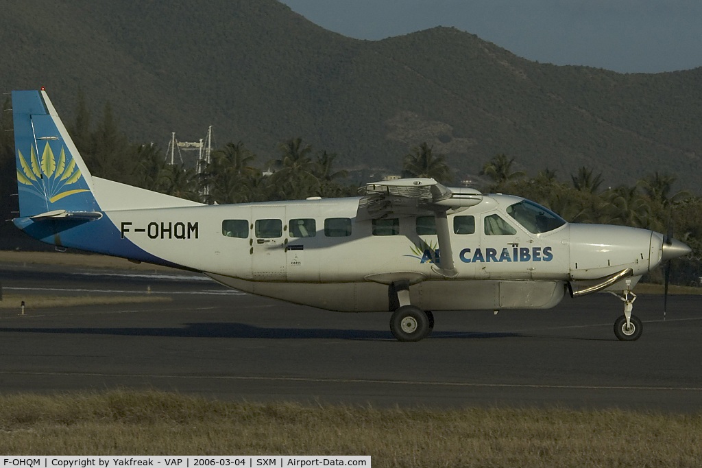 F-OHQM, 1998 Cessna 208B Grand Caravan C/N 208B-0726, Air Caraibes Cessna 208 Caravan