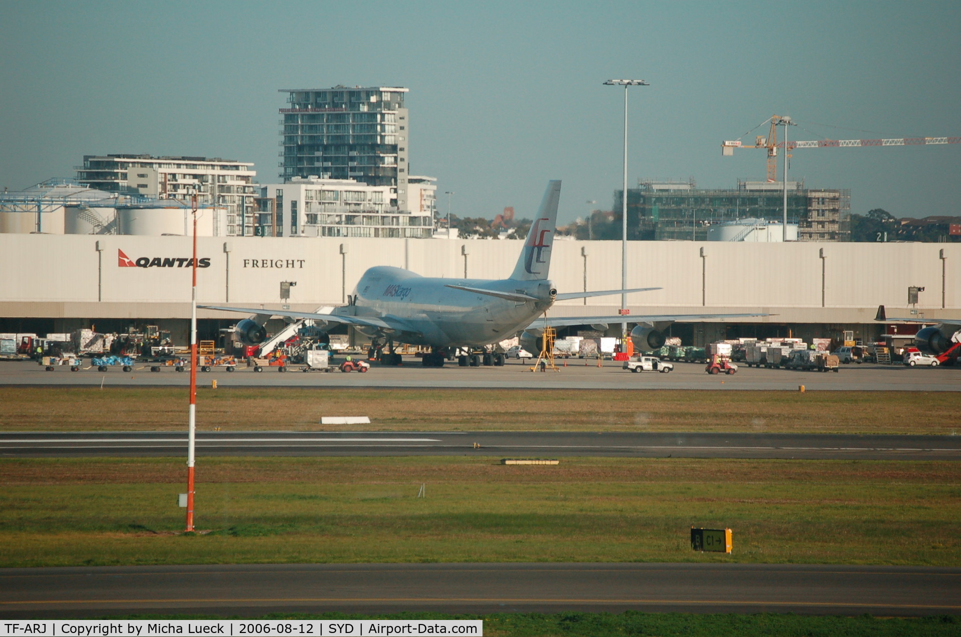 TF-ARJ, 1987 Boeing 747-236SF C/N 23735, At Sydney