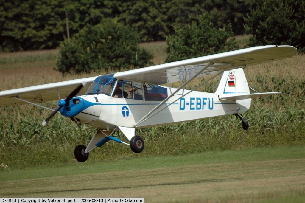 D-EBFU, Piper L-18C Super Cub (PA-18-95) C/N 18-3126, Piper PA-18-95