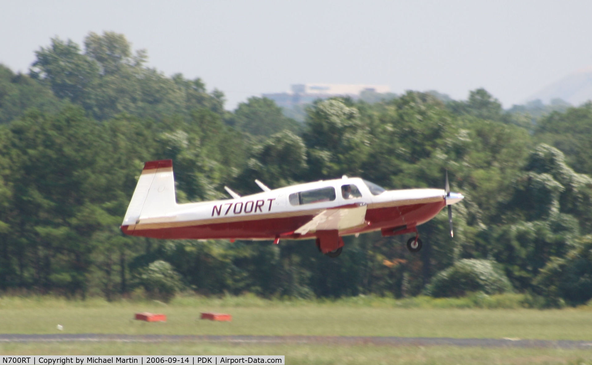 N700RT, 1996 Mooney M20R Ovation C/N 29-0097, Departing Runway 20R