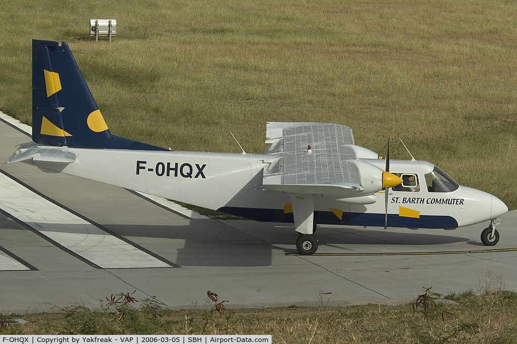 F-OHQX, 1984 Britten-Norman BN-2A-26 Islander C/N 3009, St.Barth Commuter BN2 Islander