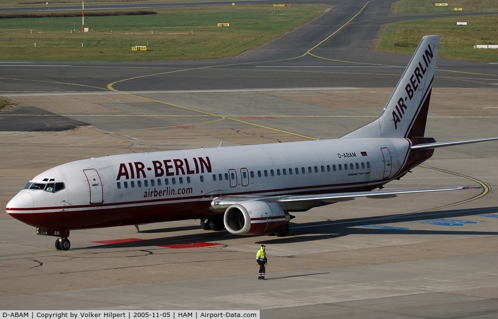 D-ABAM, 1997 Boeing 737-46J C/N 28867, at Hamburg-Fuhlsbüttel