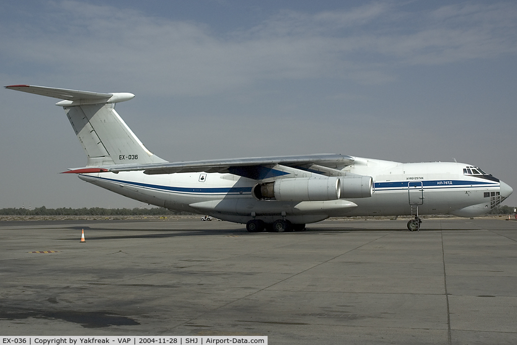 EX-036, 1984 Ilyushin Il-76TD C/N 0093495863, Kyrgistan Iljuschin 76