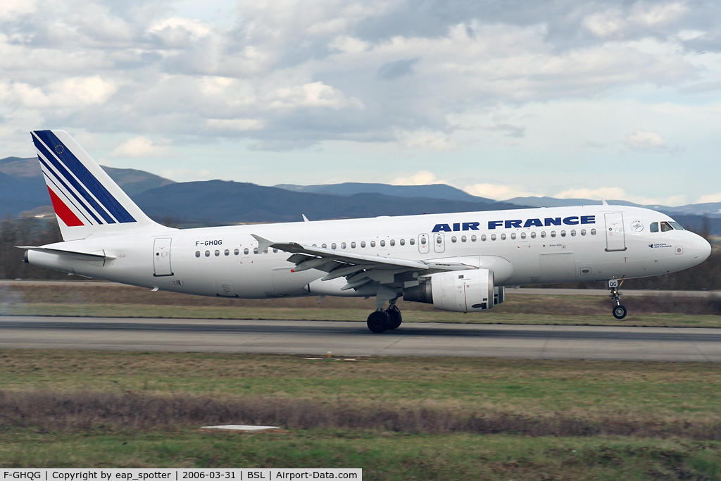 F-GHQG, 1991 Airbus A320-211 C/N 0155, Inbound from Paris-Orly