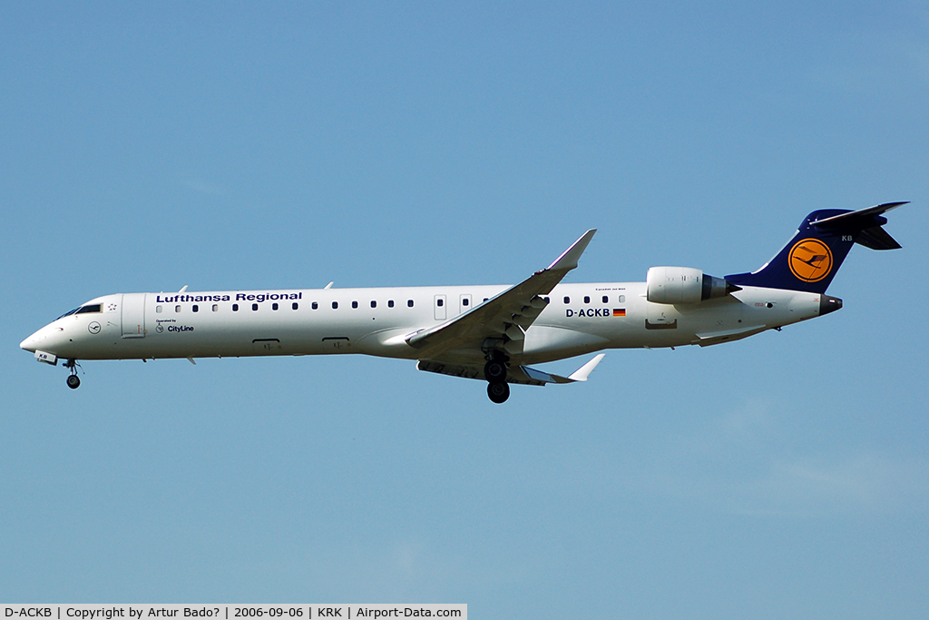 D-ACKB, 2006 Bombardier CRJ-900LR (CL-600-2D24) C/N 15073, Lufthansa