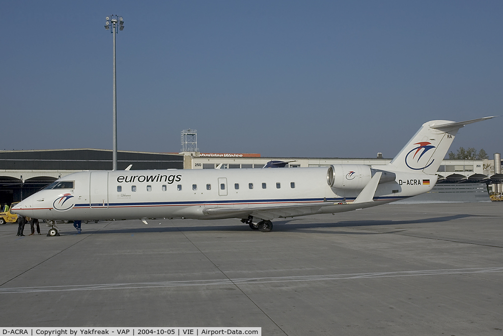D-ACRA, Canadair CRJ-200ER (CL-600-2B19) C/N 7567, Eurowings Regionaljet