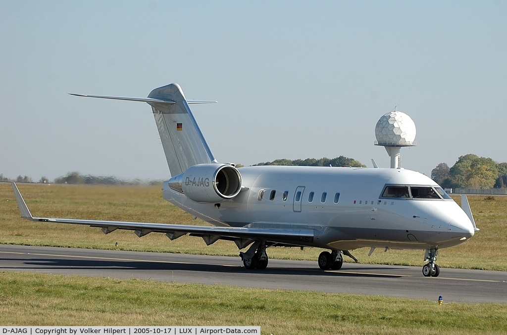 D-AJAG, 2001 Bombardier Challenger 604 (CL-600-2B16) C/N 5528, Bombardier Challenger 604