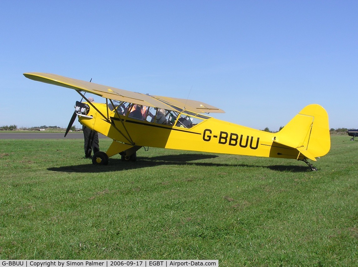 G-BBUU, 1943 Piper J3C-65 Cub Cub C/N 10354, Piper Cub visiting the Turweston fly-in