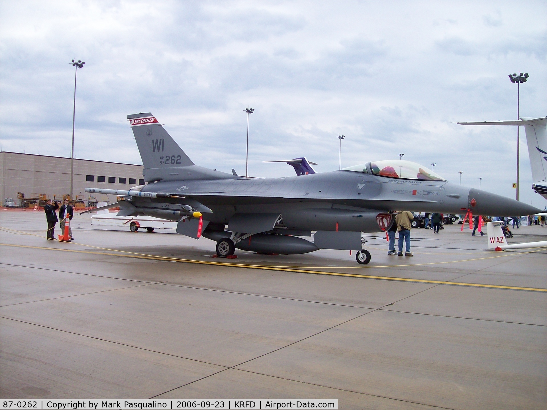 87-0262, 1987 General Dynamics F-16C Fighting Falcon C/N 5C-523, F-16