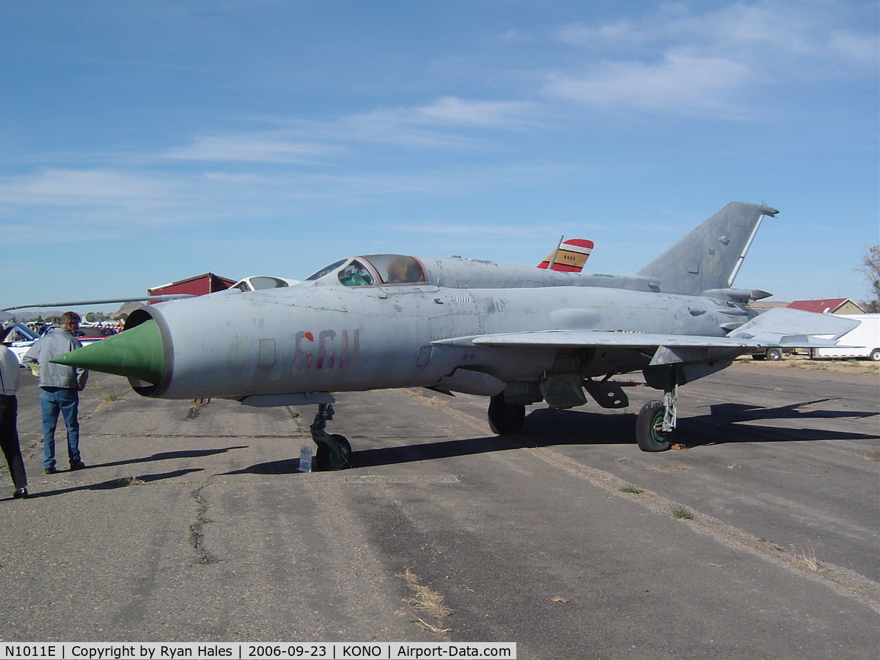 N1011E, Mikoyan-Gurevich MiG-21F-13 C/N 1011, .