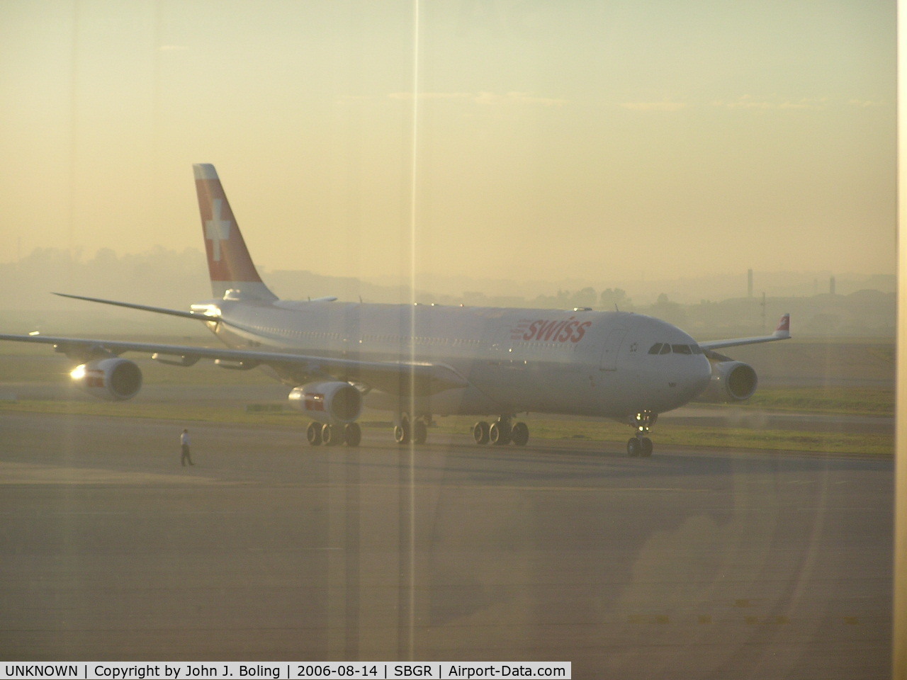 UNKNOWN, , Swiss A340 departing Sao Paulo, Brazil