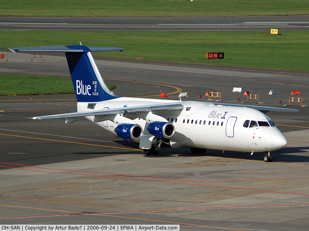 OH-SAN, 2002 British Aerospace Avro 146-RJ100 C/N E3387, Blue1