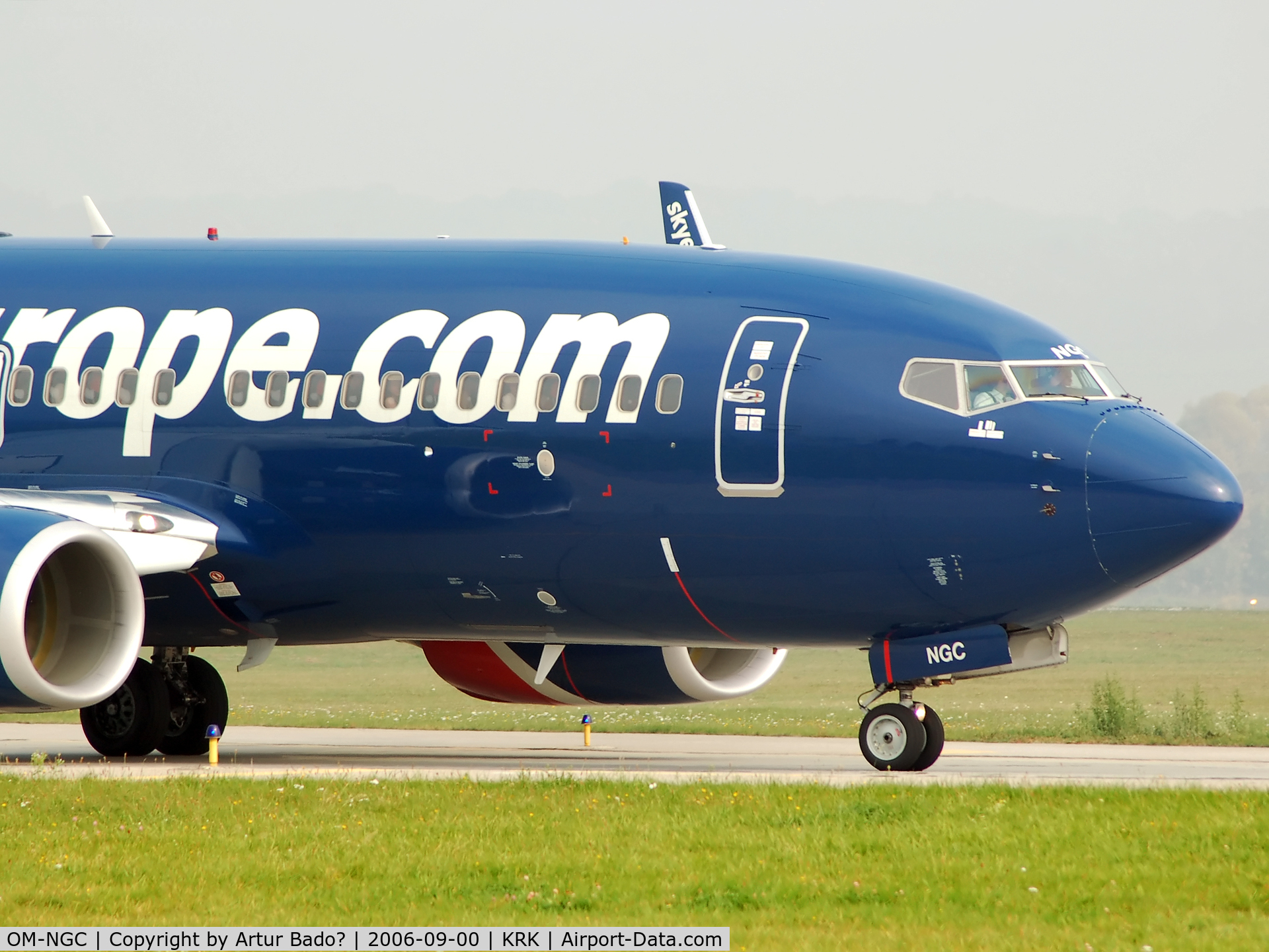 OM-NGC, 2006 Boeing 737-76N C/N 32696, SkyEurope