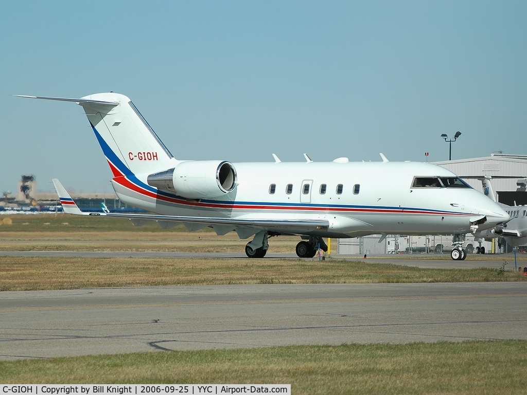 C-GIOH, 1988 Canadair Challenger 601-3A (CL-600-2B16) C/N 5034, Took off and came back with RAT open.
