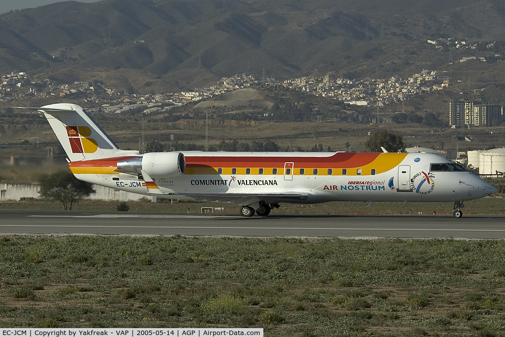 EC-JCM, 2004 Bombardier CRJ-200ER (CL-600-2B19) C/N 7981, AIr Nostrum Regionaljet in Iberia colors