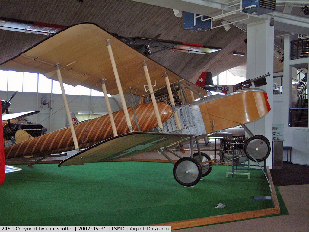 245, Hafeli DH-1 replica C/N Not found 245, Haefeli DH-1 built in 1917 at Swiss Air Force Museum