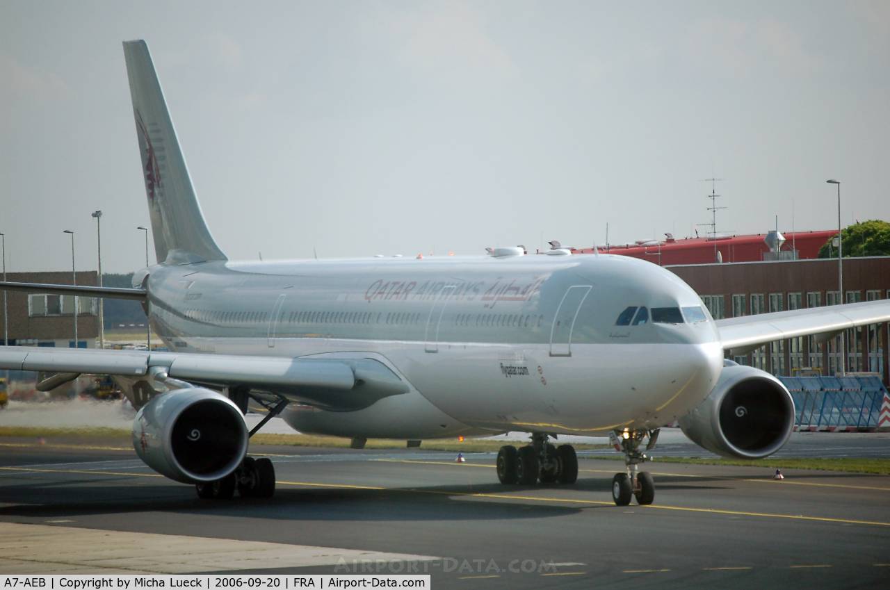A7-AEB, 2004 Airbus A330-302 C/N 637, Qatar is one of the Middle East shooting stars in the skies