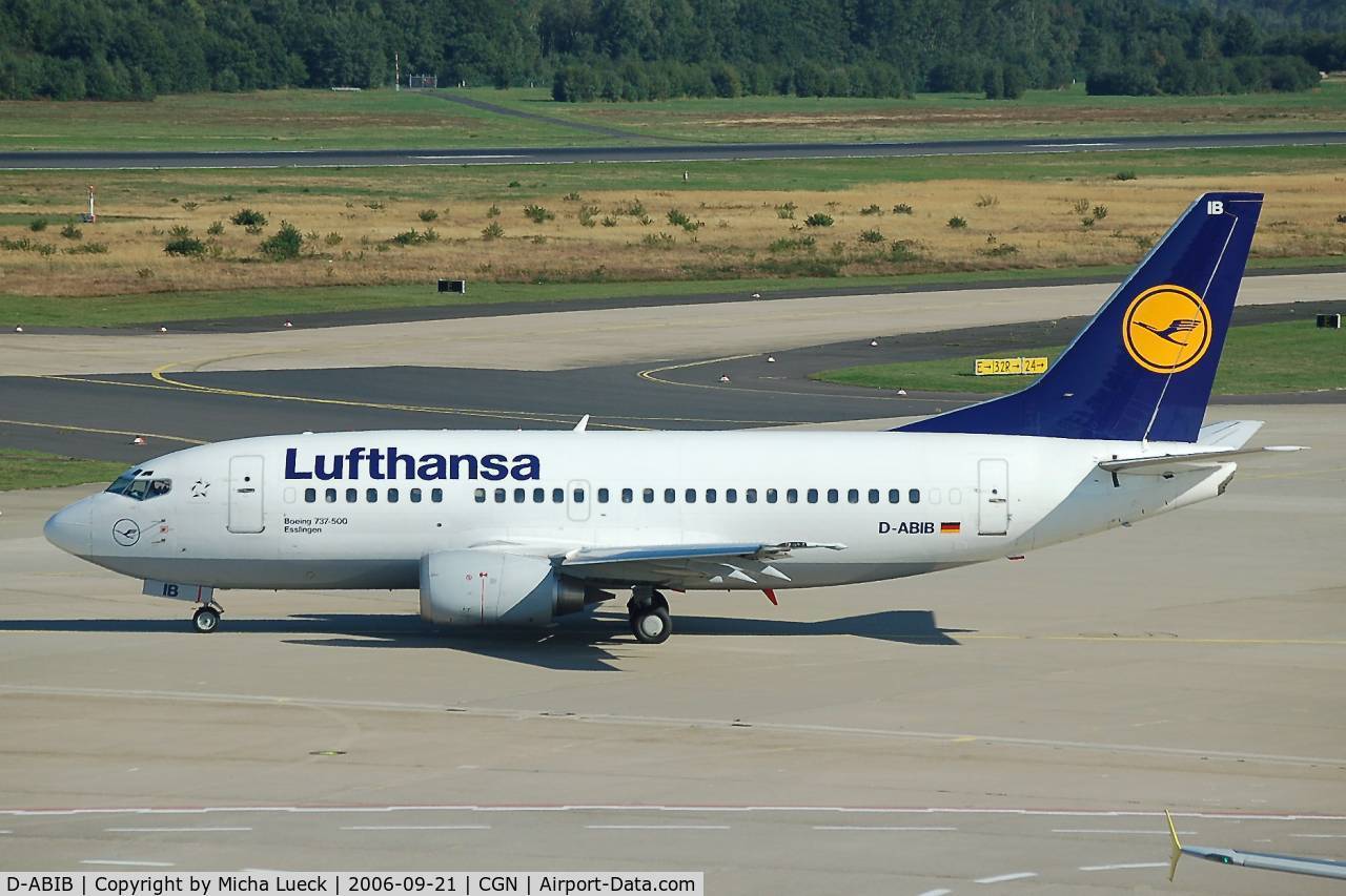 D-ABIB, 1990 Boeing 737-530 C/N 24816, B 737-500 