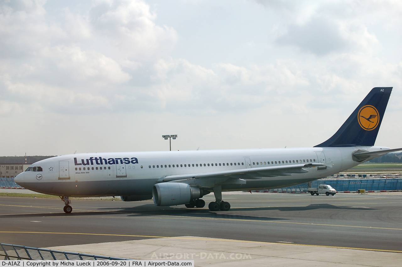 D-AIAZ, 1993 Airbus A300B4-605R C/N 701, Lufthansa A 300-600