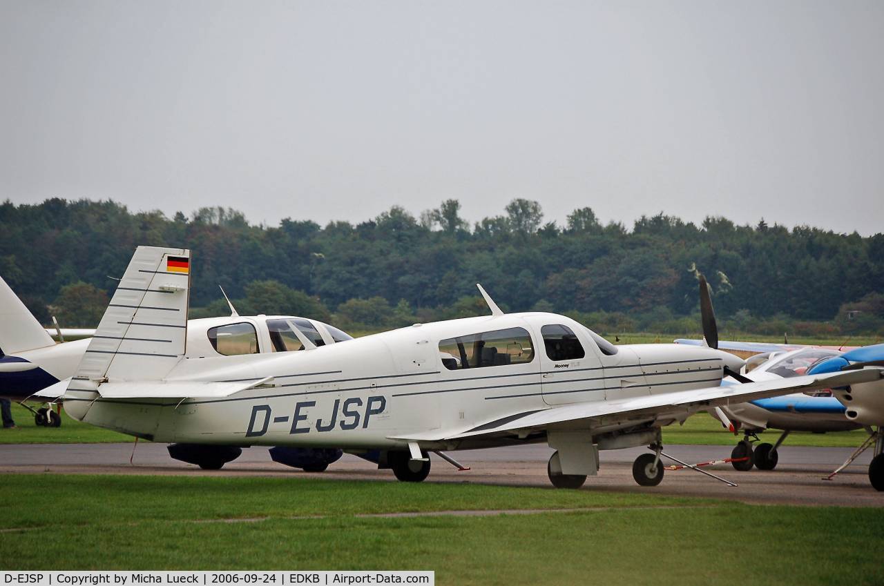 D-EJSP, 1990 Mooney M20M TLS Bravo C/N 27-0055, in Hangelar/Germany