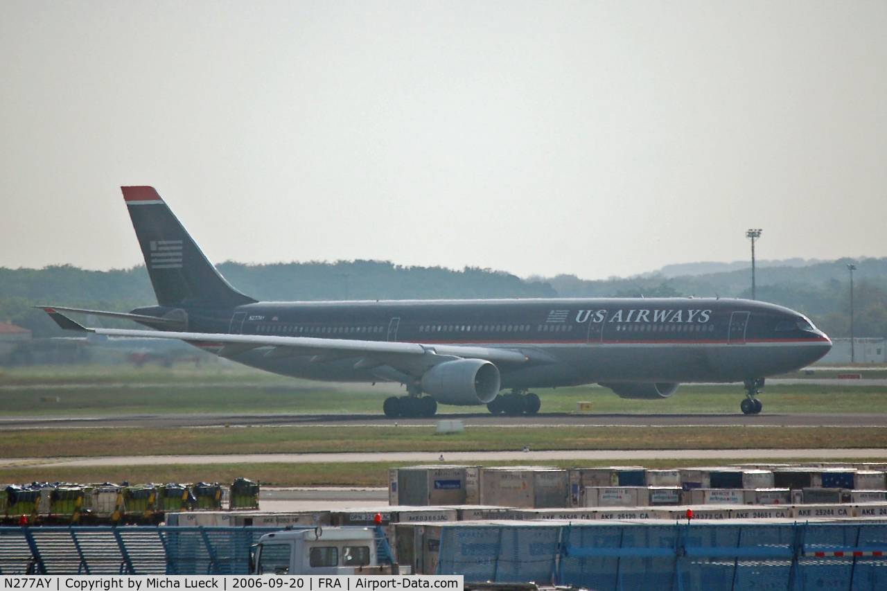 N277AY, 2001 Airbus A330-323 C/N 0380, Accelerating for the take-off run