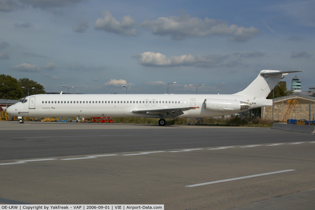 OE-LRW, 1989 McDonnell Douglas MD-83 (DC-9-83) C/N 49629, Mapjets MD80