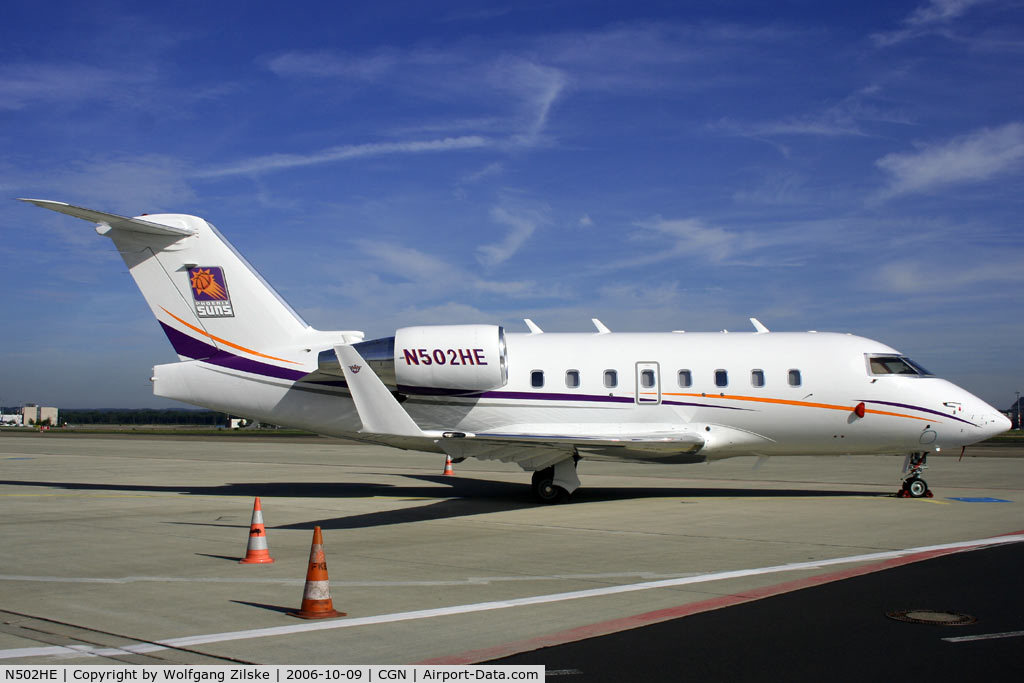 N502HE, 1992 Canadair Challenger 601-3A (CL-600-2B16) C/N 5111, visitor