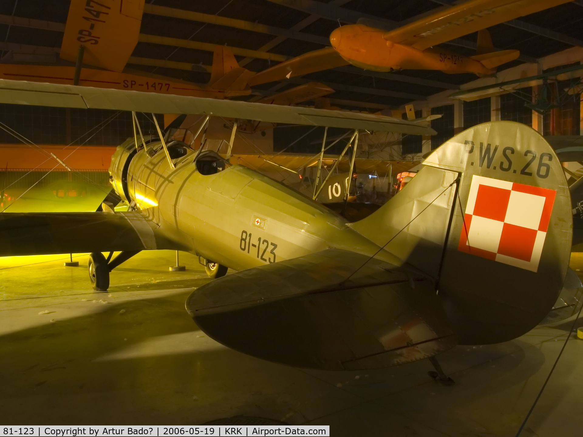 81-123, 1937 Podlanska Wytwomia Samolotow (PWS) PWS 26 C/N 81-123, P.W.S. 26