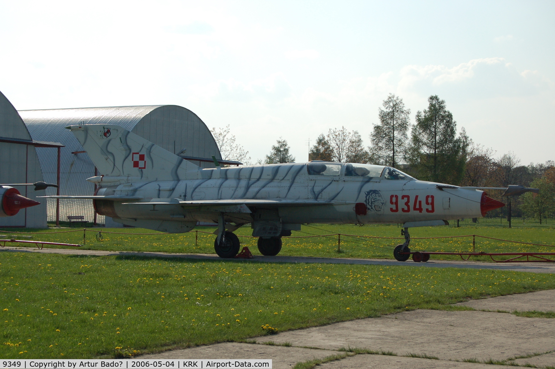 9349, Mikoyan-Gurevich MiG-21UM C/N 516999349, Poland Air Force