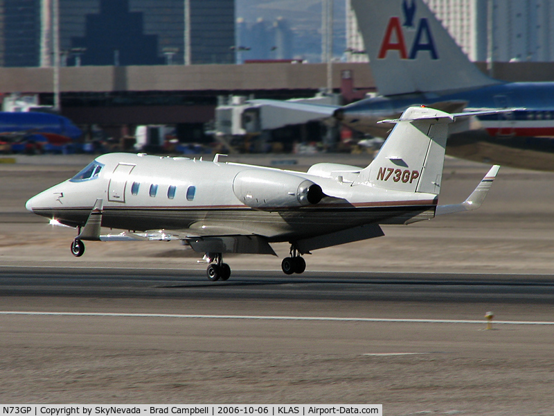 N73GP, 1986 Gates Learjet 55B C/N 55-127, 4 Romeo Whiskey - Las Vegas, Nevada / 1986 Gates Learjet Corp 55B