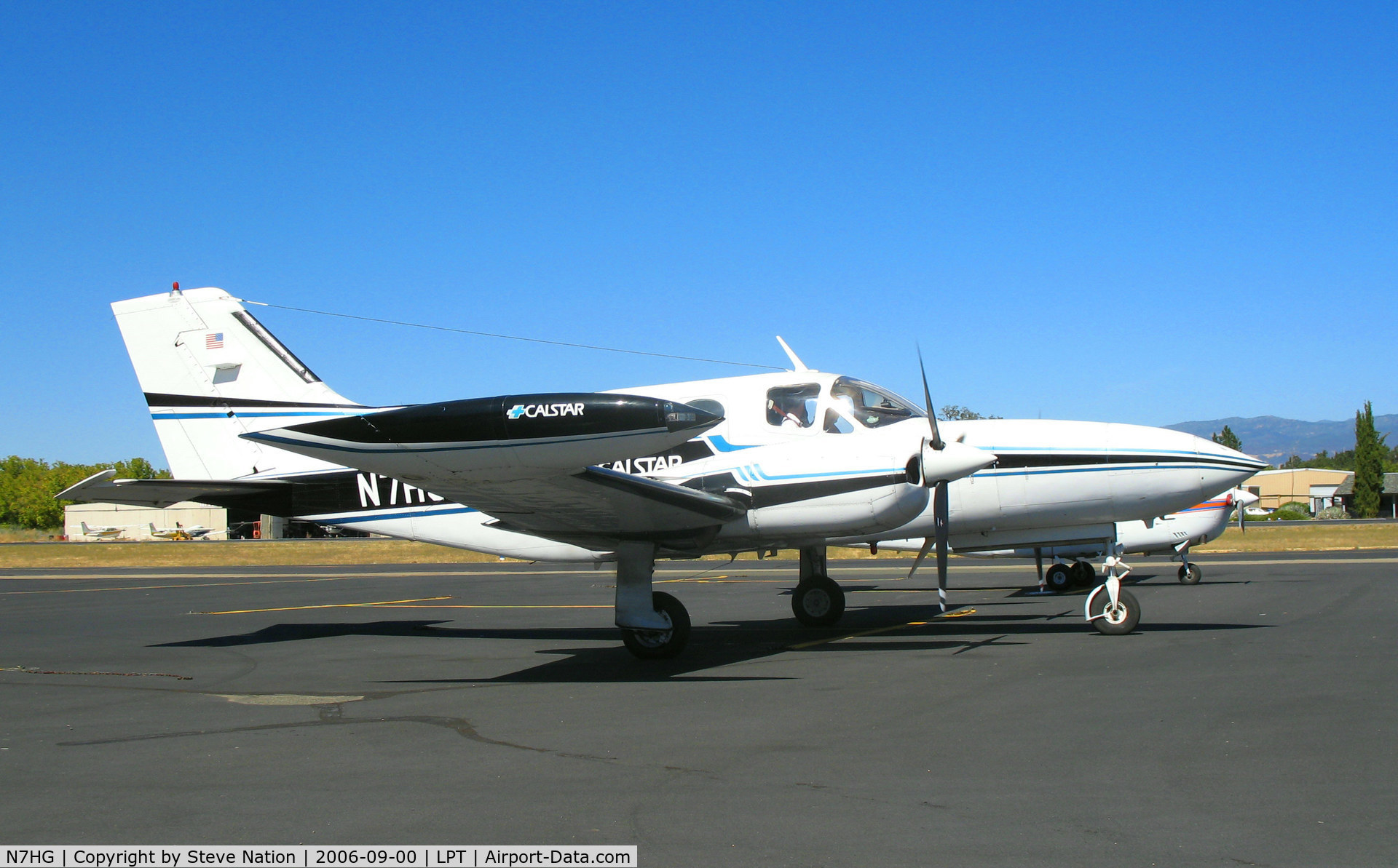 N7HG, 1975 Cessna 421B Golden Eagle C/N 421B0869, CALSTAR 1975 Cessna 421B @ Lampson Field (Lakeport), CA