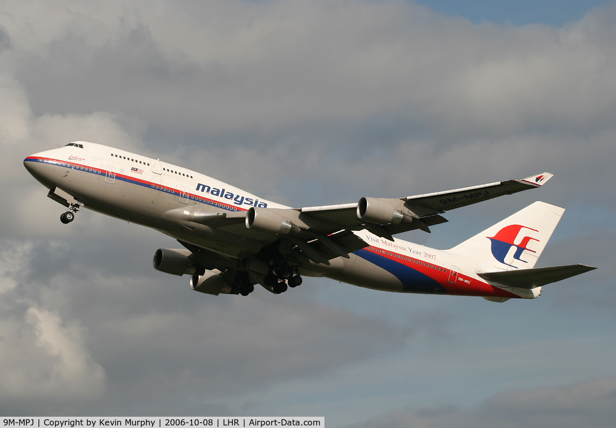 9M-MPJ, 1997 Boeing 747-4H6 C/N 28426, Malaysia 747