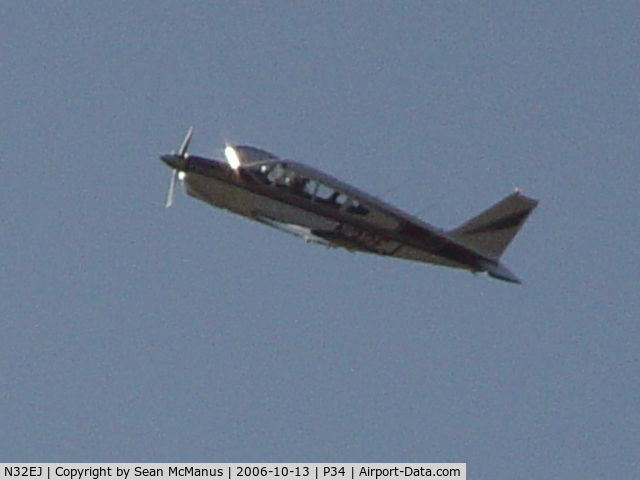 N32EJ, 1967 Piper PA-28R-180 Cherokee Arrow C/N 28R-30287, Showed us his number