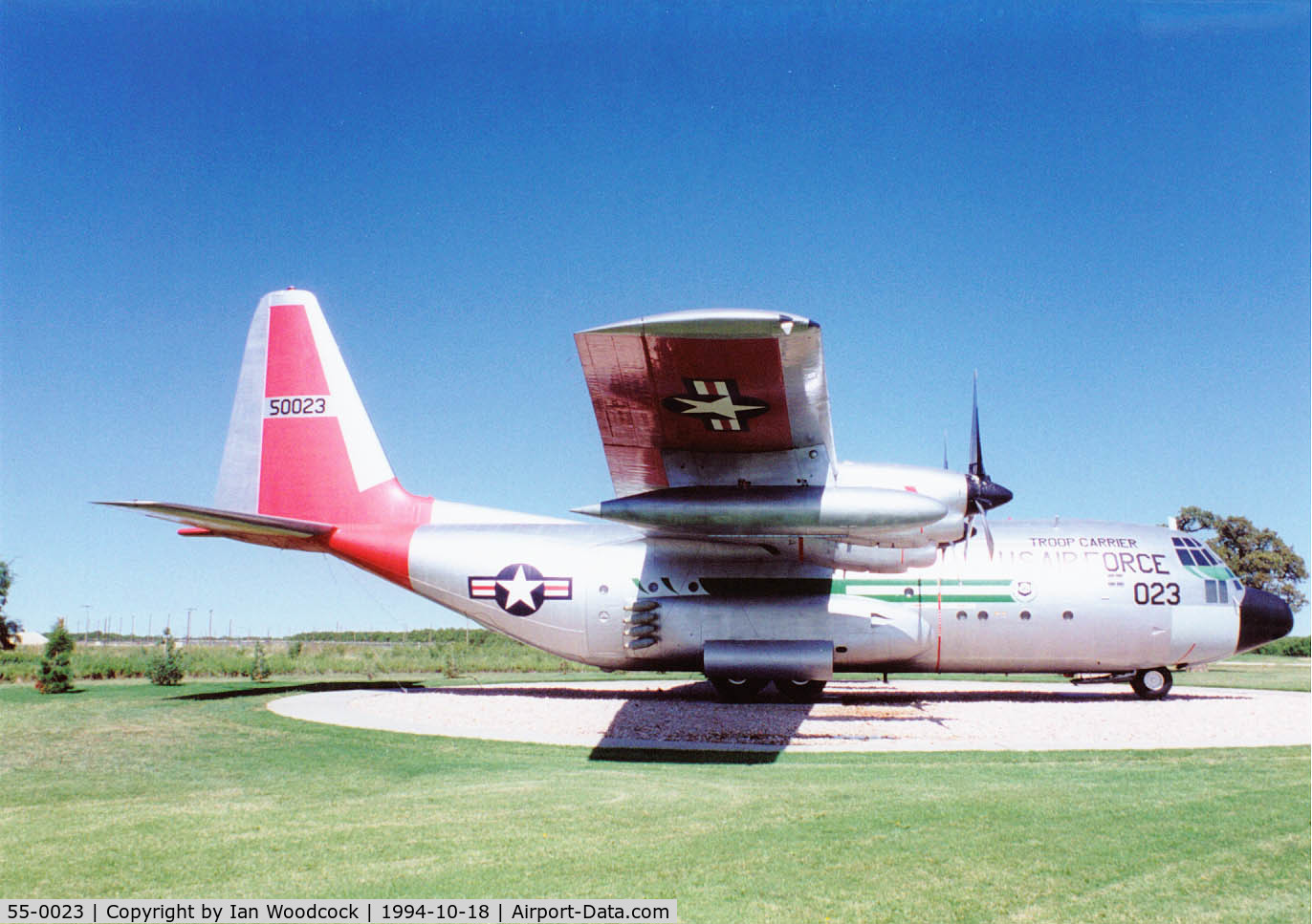 55-0023, 1957 Lockheed C-130A-LM Hercules C/N 182-3050, Lockheed C-130A/Linear Air Park,Dyess AFB,Tx