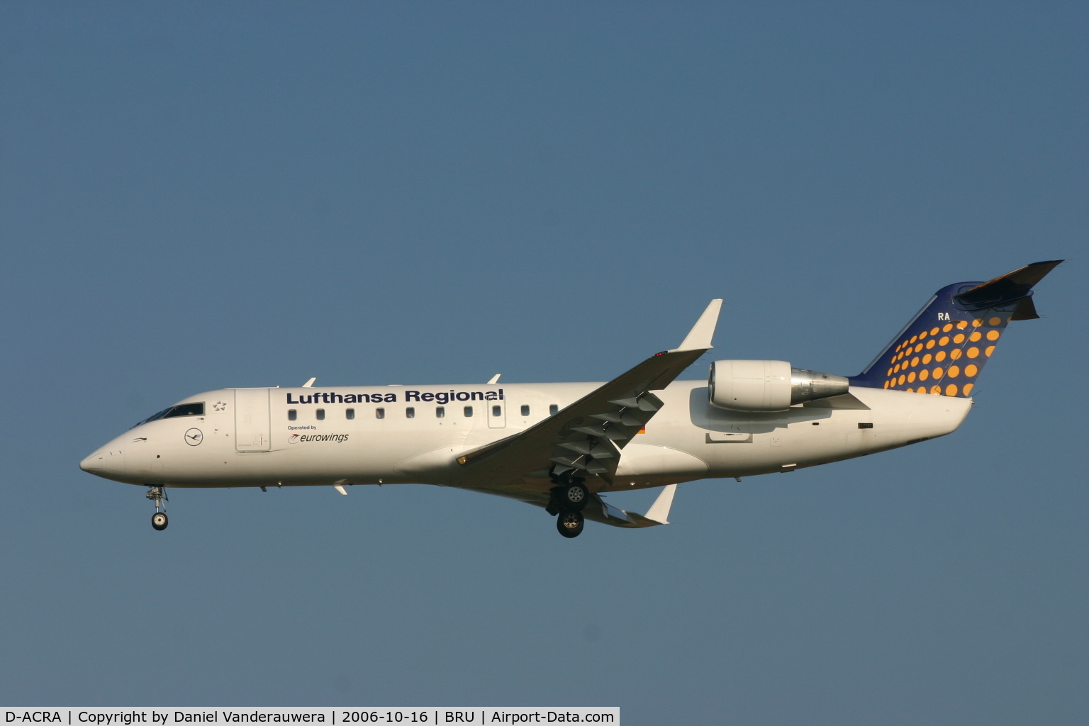 D-ACRA, Canadair CRJ-200ER (CL-600-2B19) C/N 7567, new livery for this Eurowings aircraft (LH Regional)