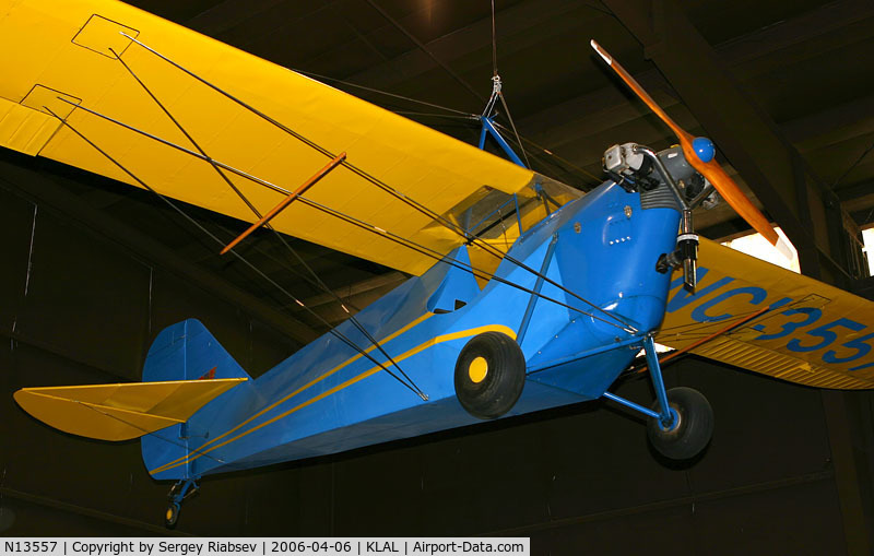 N13557, 1934 Aeronca C-3 Collegiate C/N A-291, Sun-n-fun museum