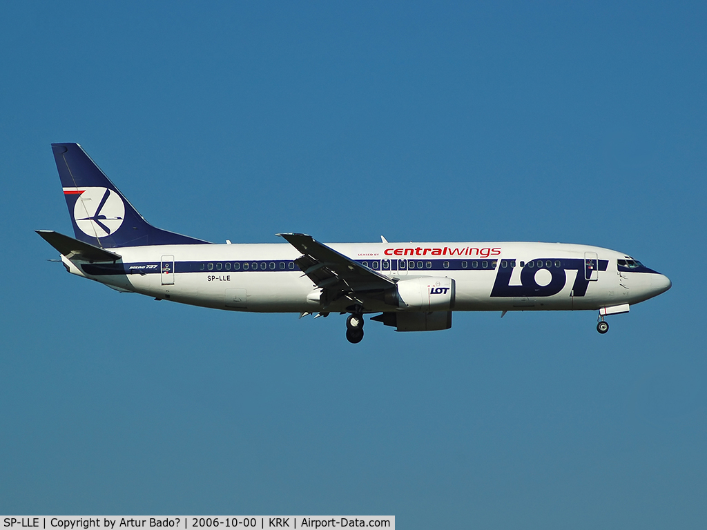 SP-LLE, 1996 Boeing 737-45D C/N 27914, Centralwings
