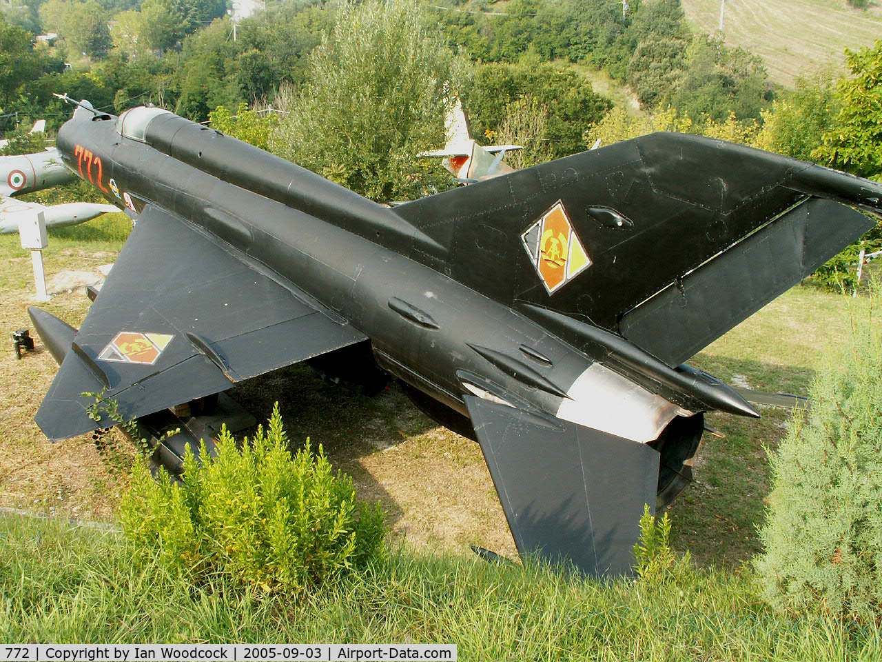 772, Mikoyan-Gurevich MiG-21bis C/N 96001039, MiG-21 (East German markings 772) Cerbaiola Italy