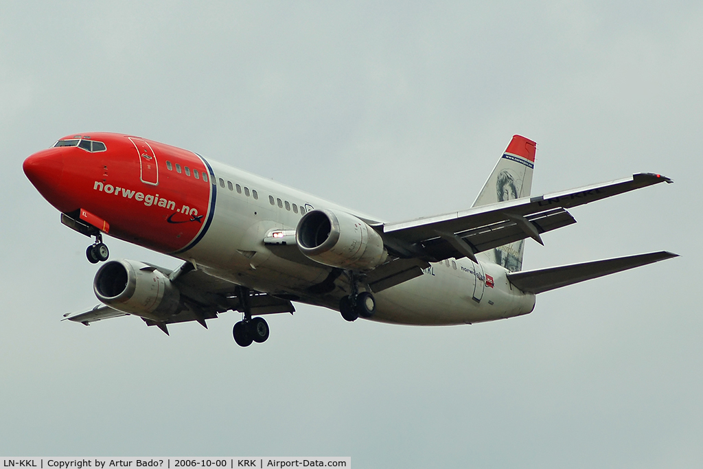 LN-KKL, 1997 Boeing 737-36N C/N 28671, Norwegian