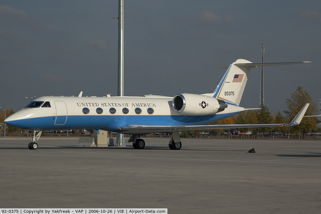 92-0375, 1992 Gulfstream Aerospace C-20H (Gulfstream III) C/N 1256, USAF Gulfstream 4