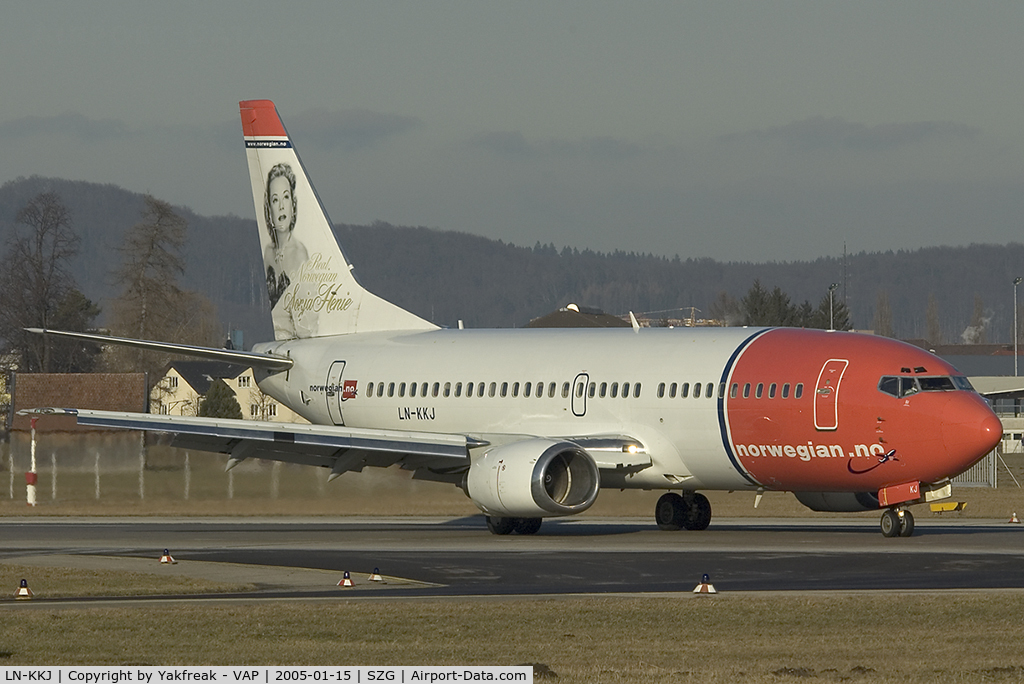 LN-KKJ, 1997 Boeing 737-36N C/N 28564, Norwegian Boeing 737-300