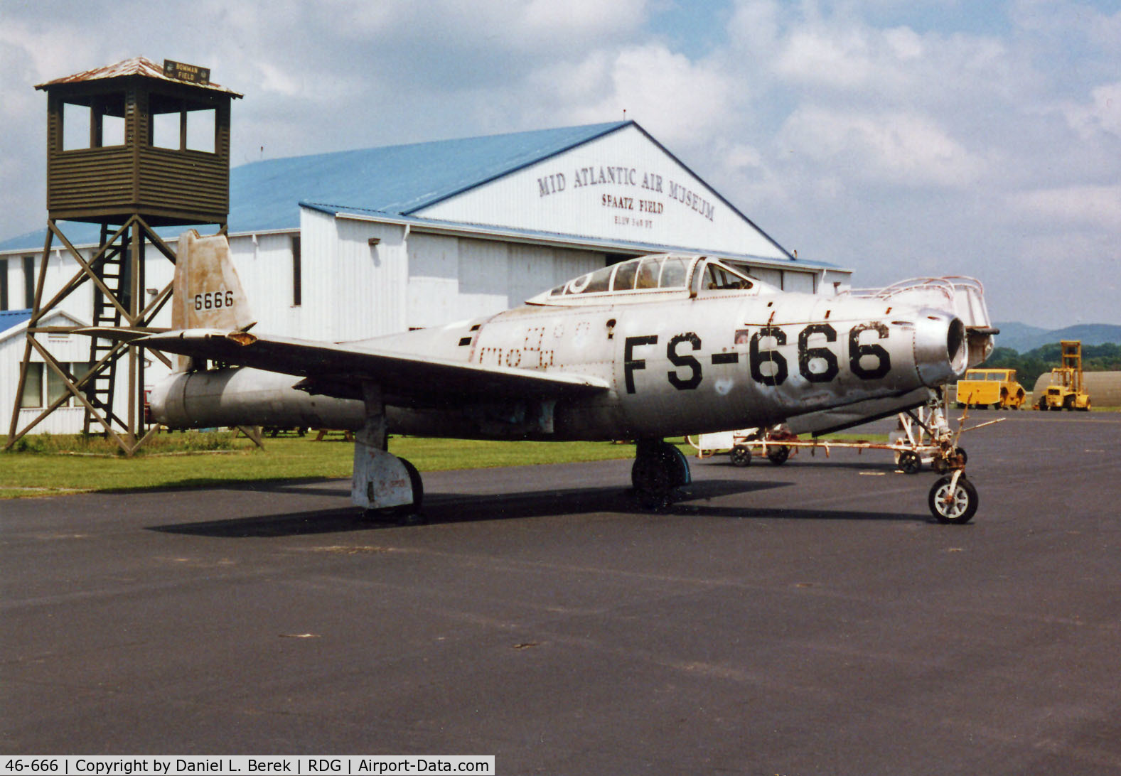 46-666, 1946 Republic P-84B Thunderjet C/N 219, This Republic P84B 