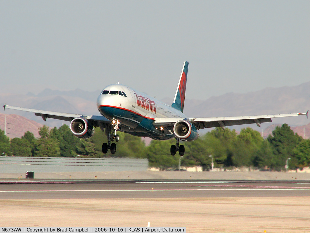 N673AW, 2004 Airbus A320-232 C/N 2312, America West Airlines / Airbus A320-232