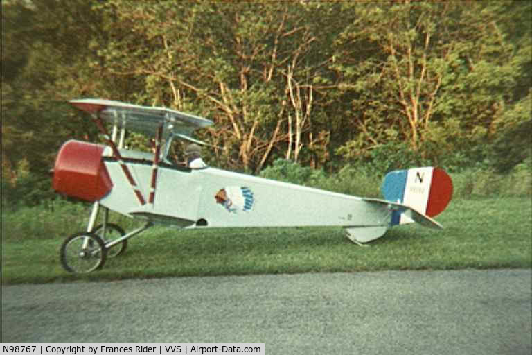 N98767, 1988 Nieuport 11 Bebe Replica C/N 042, Maiden flight 1988