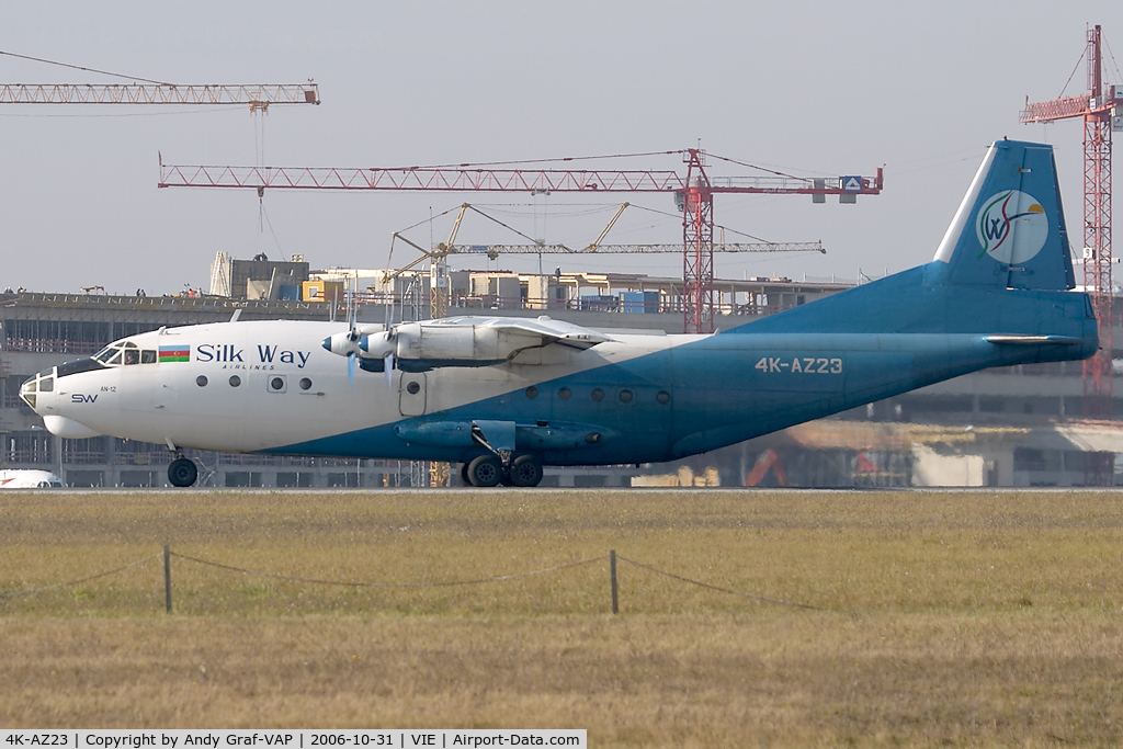 4K-AZ23, Antonov An-12BP C/N 8345605, Silk Ways AN-12