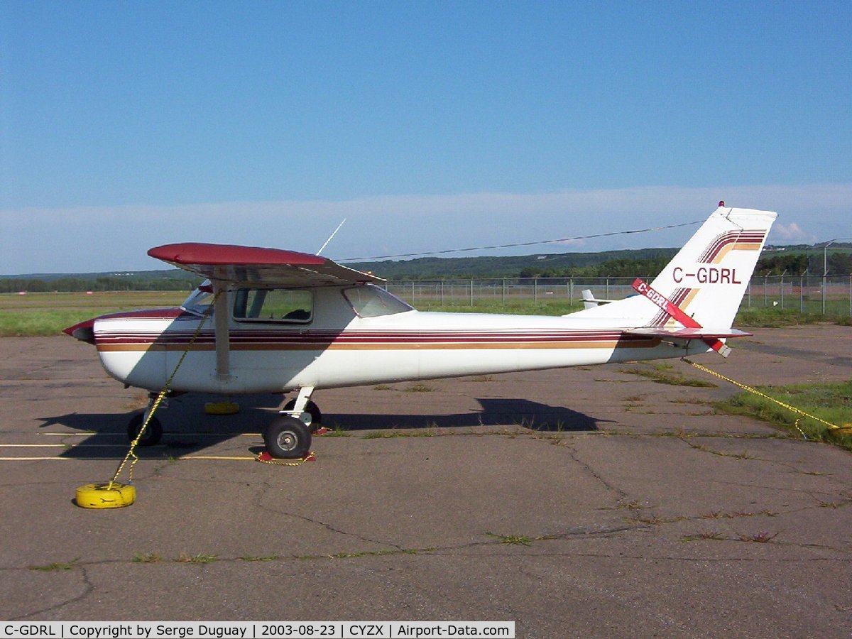 C-GDRL, 1967 Cessna 150H C/N 15067255, Parked at 14 Wing Greenwood NS Canada