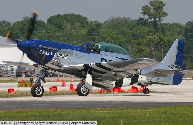 N351DT, 1944 North American P-51D Mustang C/N 122-41042, Sun-n-fun 2006