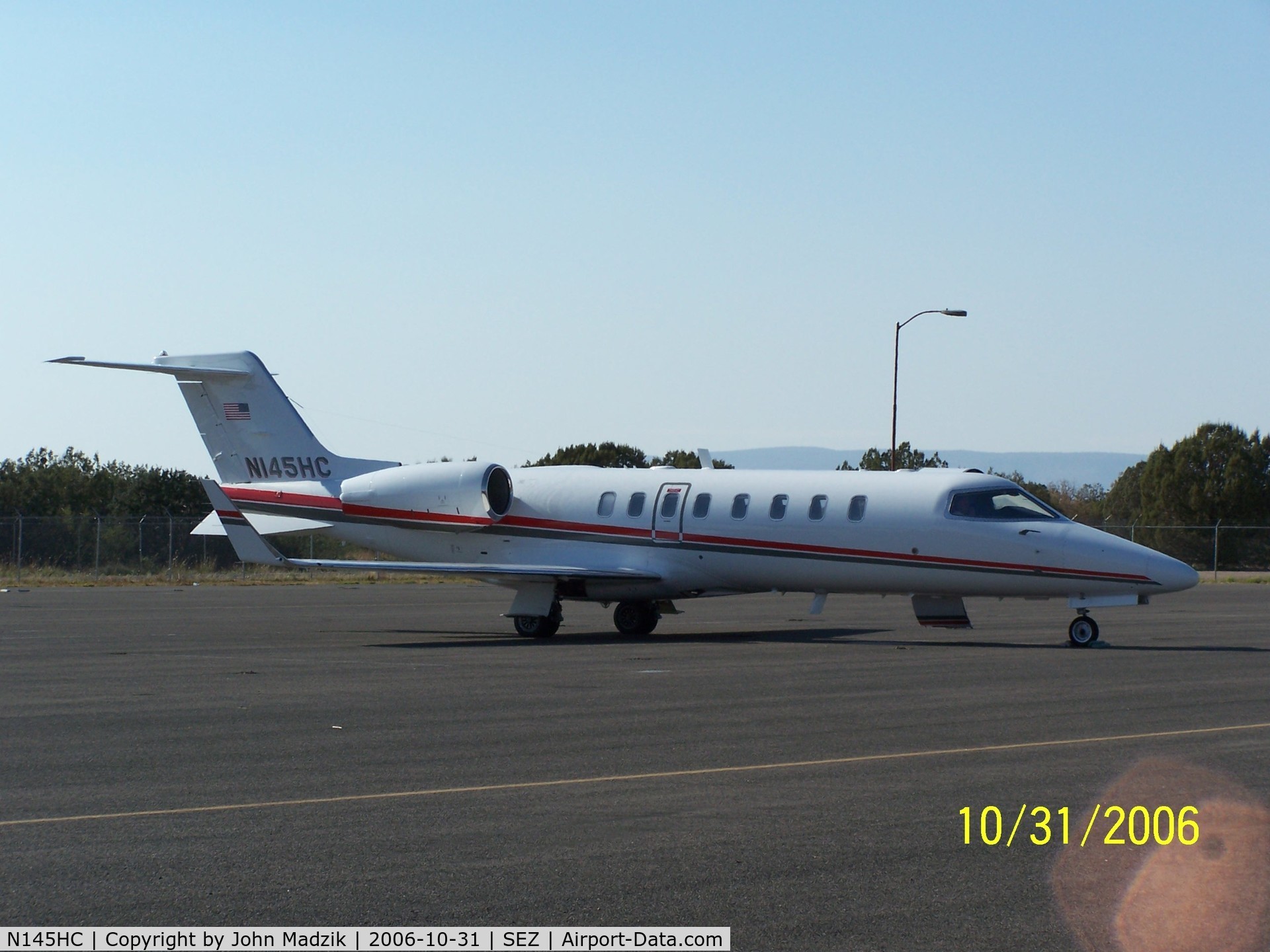 N145HC, Learjet 45 C/N 231, Sedona Airport