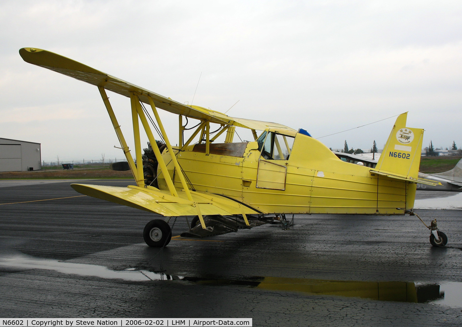 N6602, 1970 Grumman G-164A C/N 740, K & K Aerial Applicators (Yerington, NV) 1970 Grumman G-164A with spreader and no rudder @ Lincoln Municipal Airport, CA